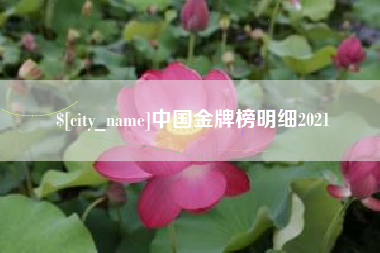 保山中国金牌榜明细2021