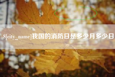 保山我国的消防日是多少月多少日
