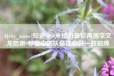 保山短道5000米接力最后两圈李文龙陪跑-尽管中国队最终收获一枚铜牌