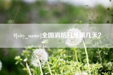 保山全国消防日是第几天？