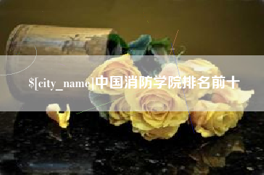 保山中国消防学院排名前十