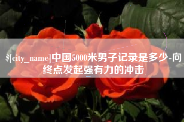 保山中国5000米男子记录是多少-向终点发起强有力的冲击