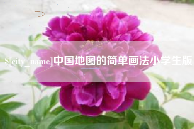 保山中国地图的简单画法小学生版