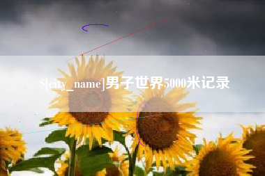 保山男子世界5000米记录
