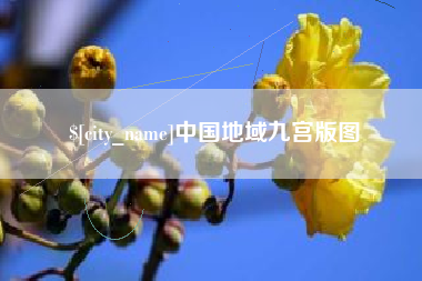 保山中国地域九宫版图