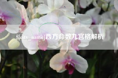 保山西方命数九宫格解析