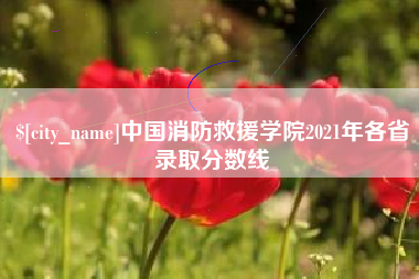 保山中国消防救援学院2021年各省录取分数线
