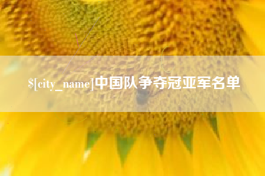 保山中国队争夺冠亚军名单