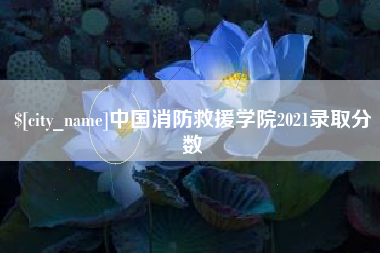 保山中国消防救援学院2021录取分数