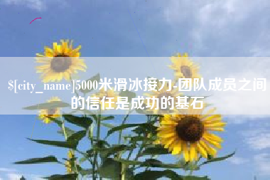 保山5000米滑冰接力-团队成员之间的信任是成功的基石