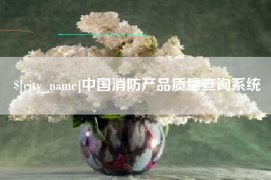 保山中国消防产品质量查询系统