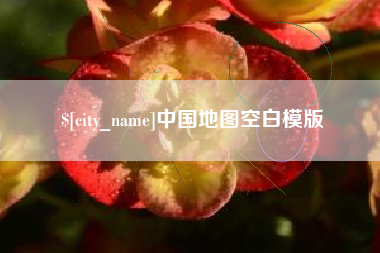 保山中国地图空白模版