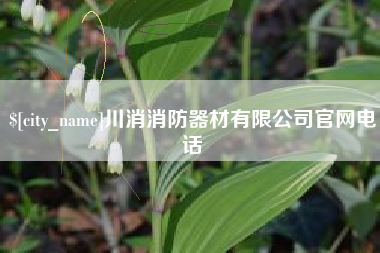 保山川消消防器材有限公司官网电话