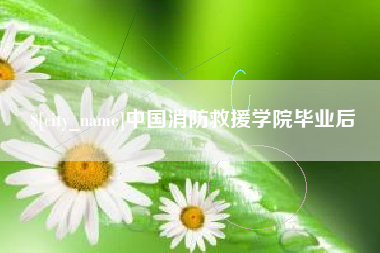 保山中国消防救援学院毕业后