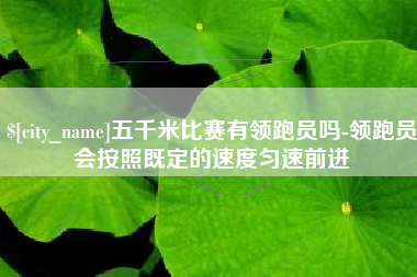 保山五千米比赛有领跑员吗-领跑员会按照既定的速度匀速前进