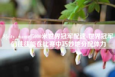 保山5000米世界冠军配速-世界冠军们往往能在比赛中巧妙地分配体力