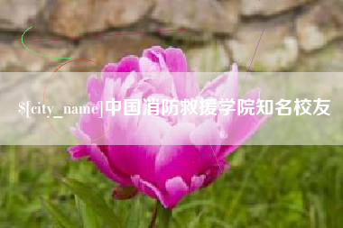 保山中国消防救援学院知名校友