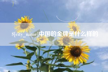 保山中国的金牌是什么样的